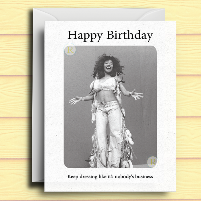 Black Woman Birthday Card P